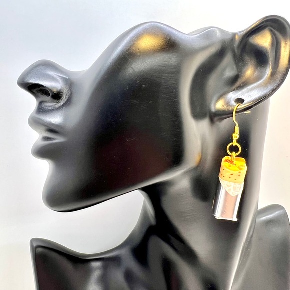 Food Earrings - Breakfast Burrito Earrings - Fast Food Accessories - Fun Earring - Picture 7 of 8